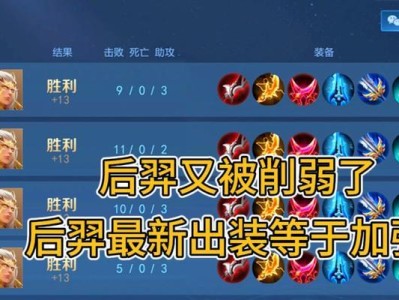 王者荣耀-羿玩家出装铭文攻略大揭秘！（跟随最新趋势，打造最强射手之路！）